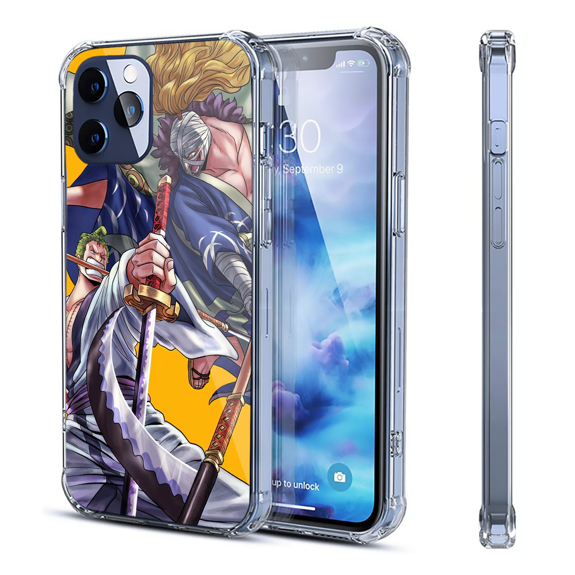 ワンピース ONE PIECE 【iPhone 12シリーズ対応】透明スマホケース（クリアソフトケース）